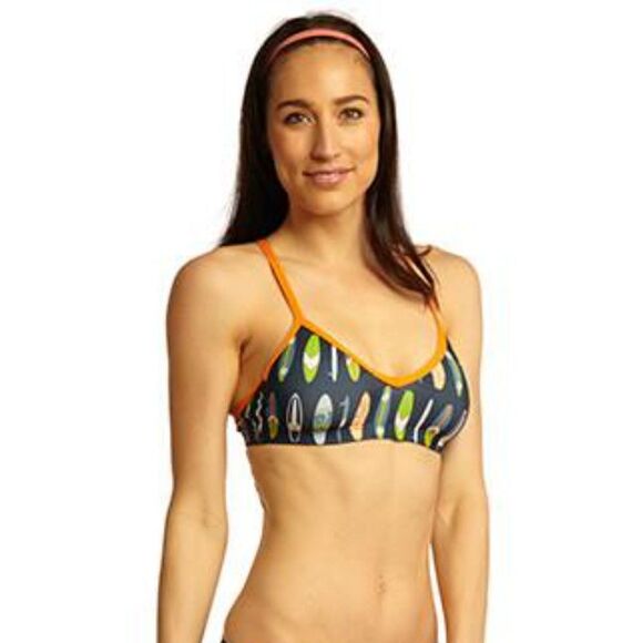 EQ Swimwear Surfboard Passion Bikini Top Size XS - Picture 1 of 6